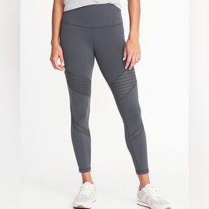 Old Navy High Rise 7/8 Gray Leggings Medium